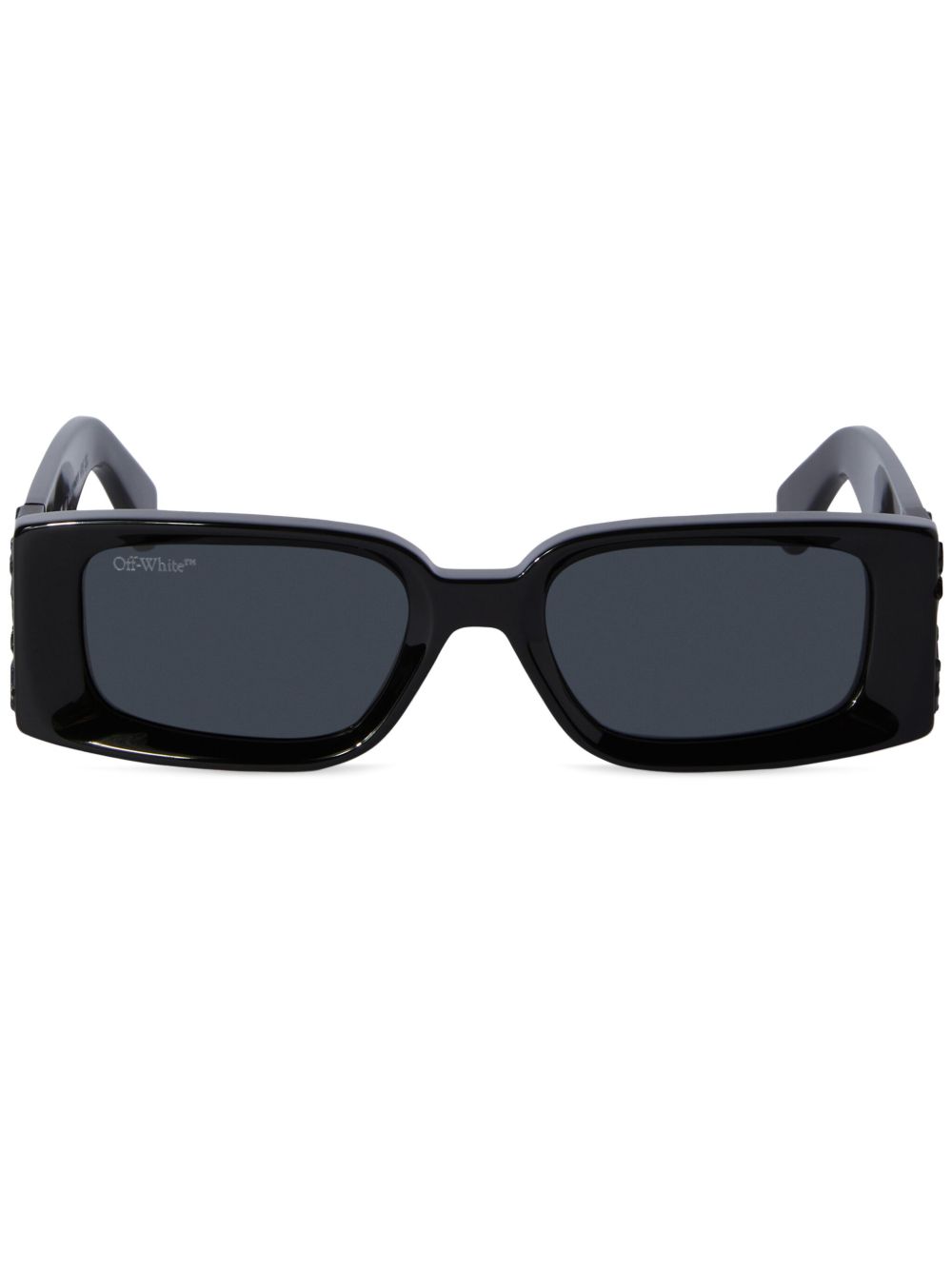 Off-White Eyewear Roma 长方形框太阳眼镜 - 黑色