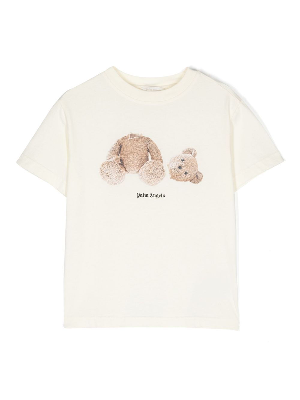 Palm Angels Kids Broken Bear 棉T恤 - 中性色