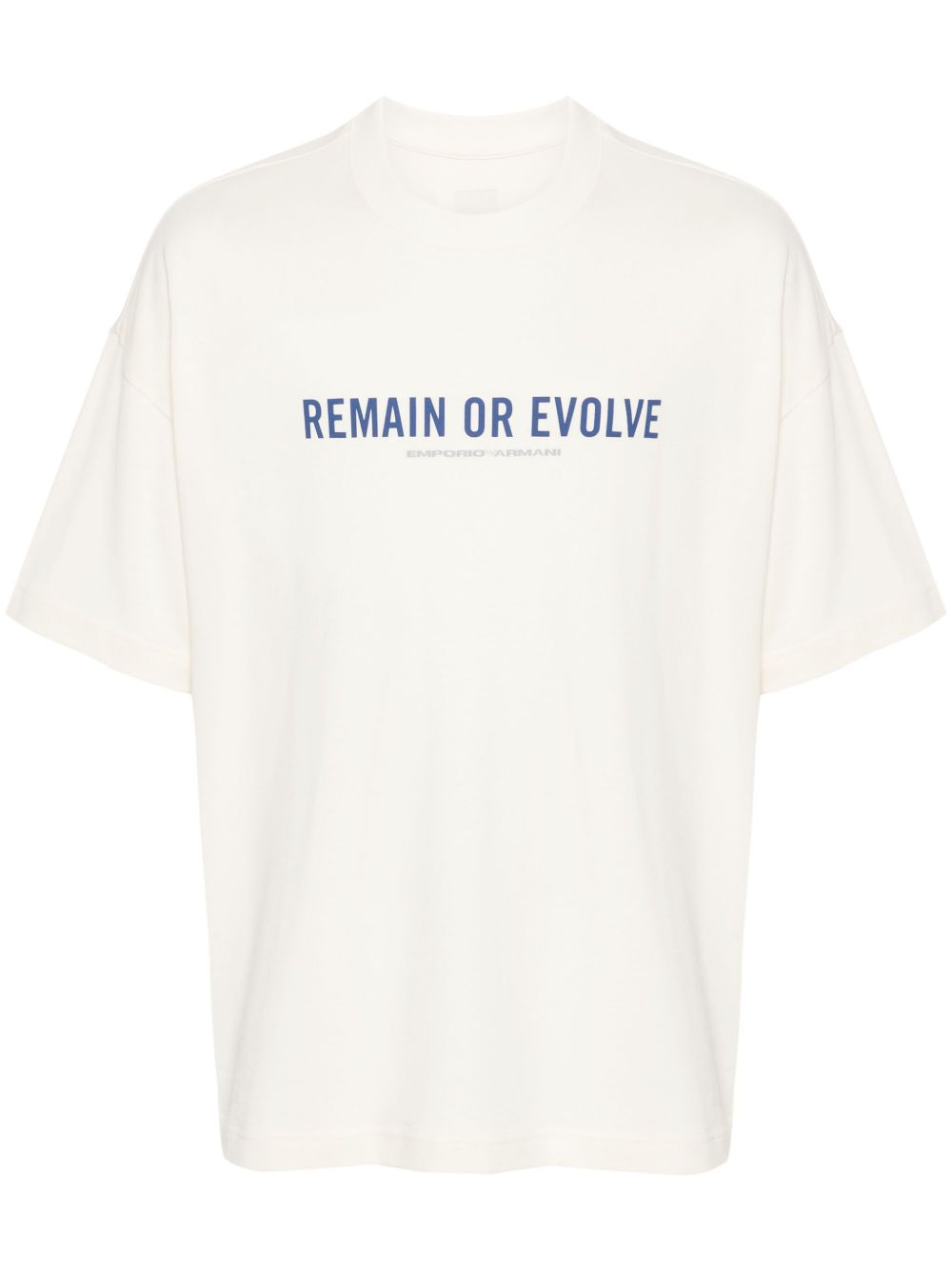 Emporio Armani logo印花T恤 - 中性色