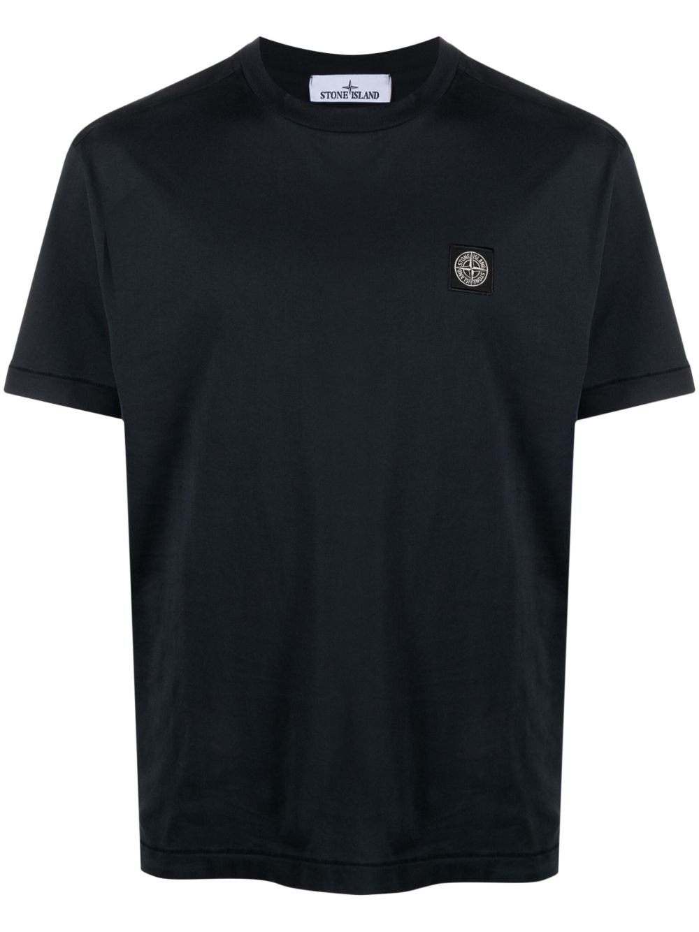 Stone Island 罗盘贴花棉T恤 - 蓝色