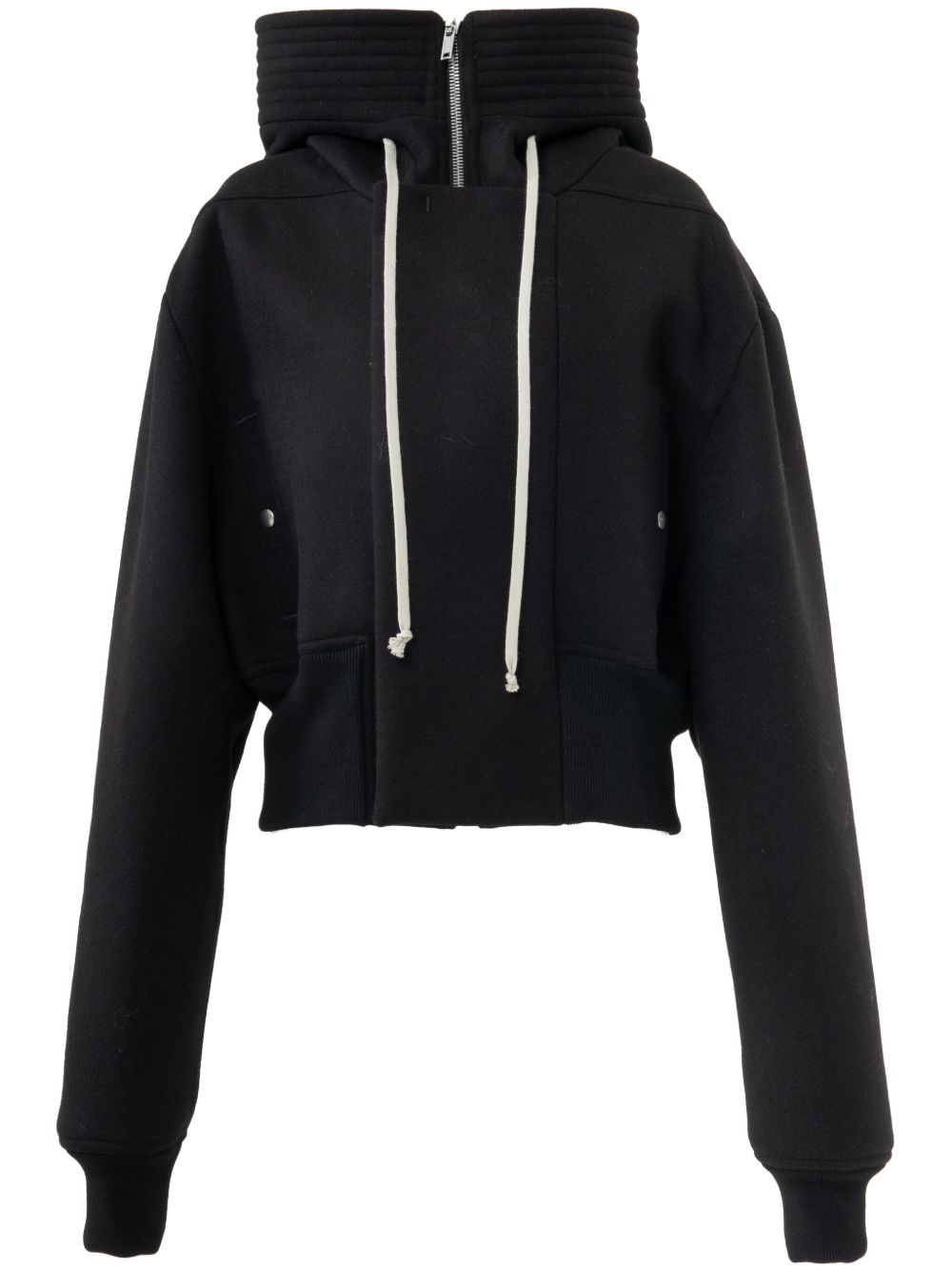 Rick Owens Alice 连帽夹克 - 黑色