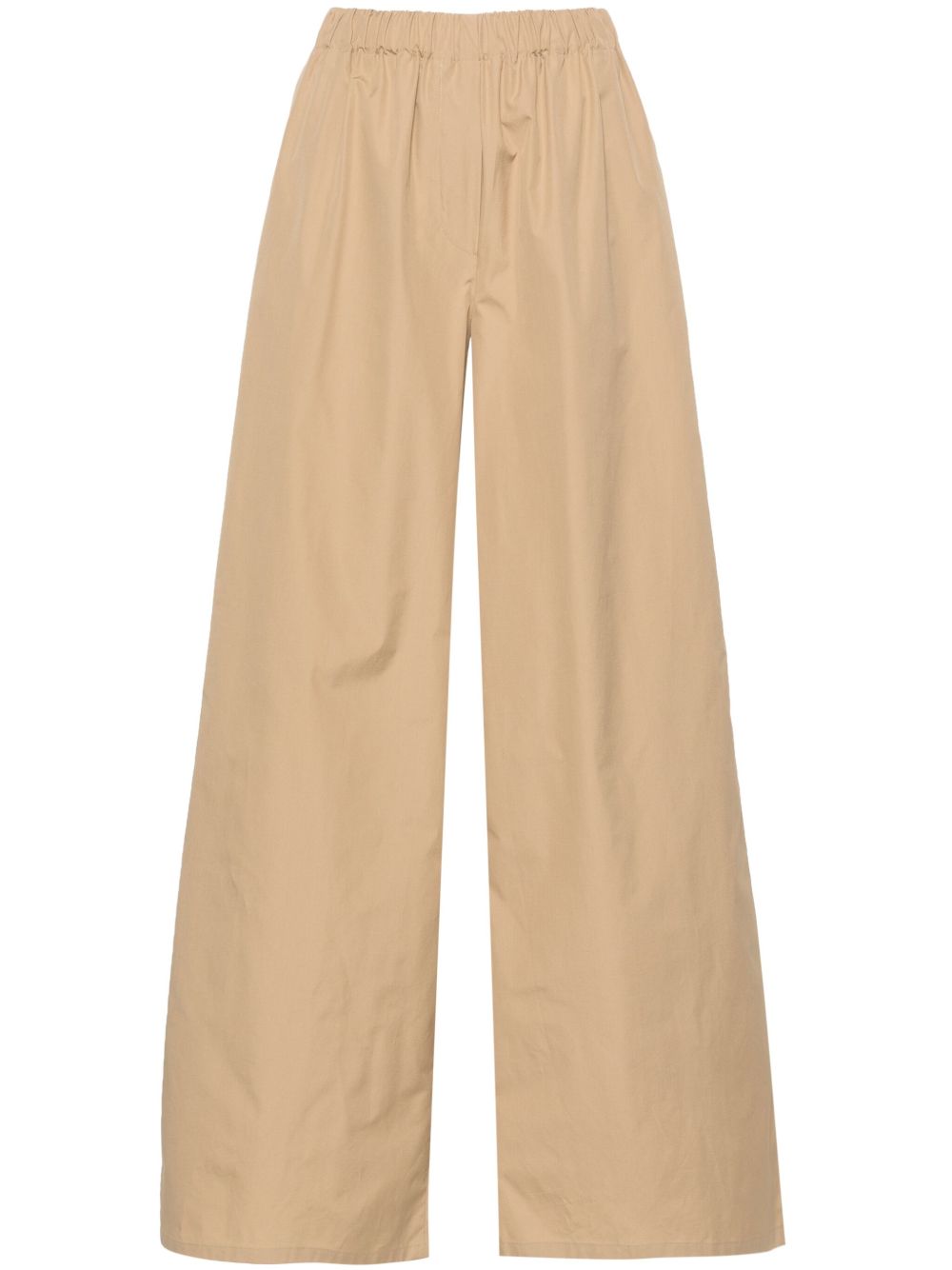 Max Mara 棉阔腿裤 - 中性色