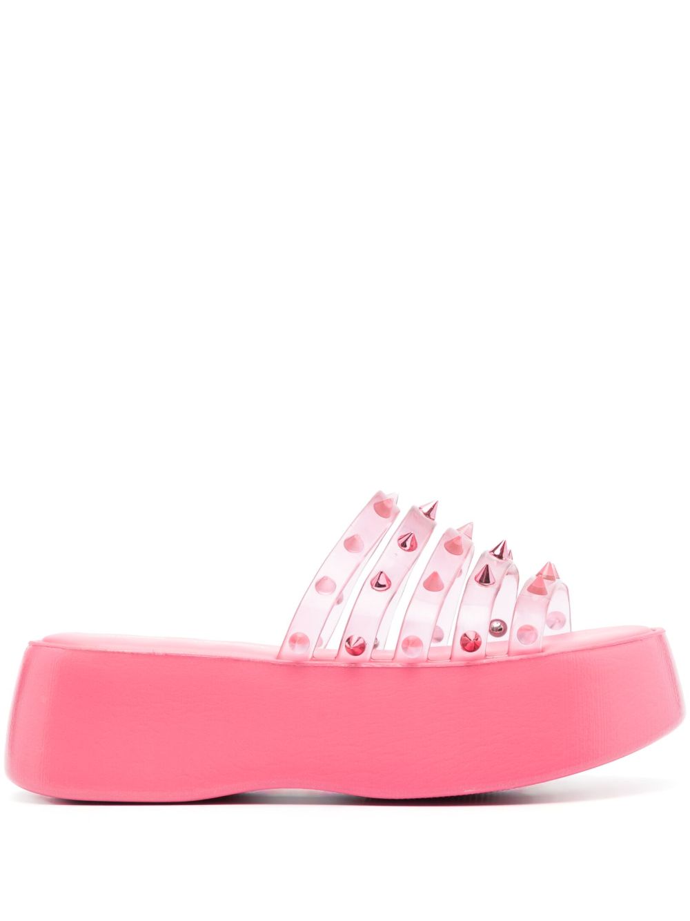 Jean Paul Gaultier x Melissa Punk Love Becky 厚底穆勒鞋 - 粉色