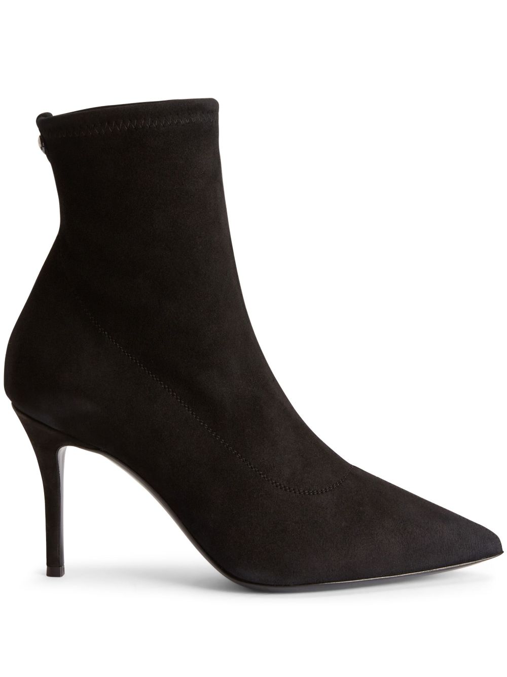 Giuseppe Zanotti Mirea 高跟皮靴 - 黑色