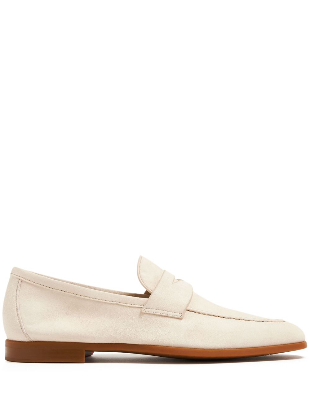 Magnanni Danillo 绒面皮乐福鞋 - 白色