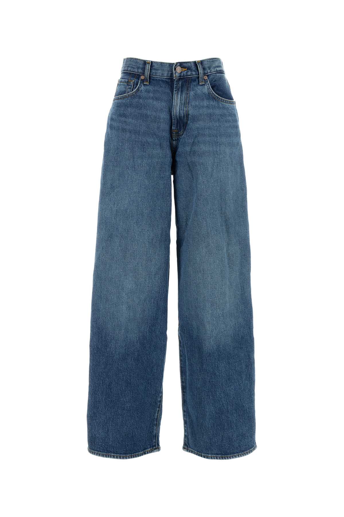 7 For All Mankind 弹力牛仔布Jasper阔腿牛仔裤