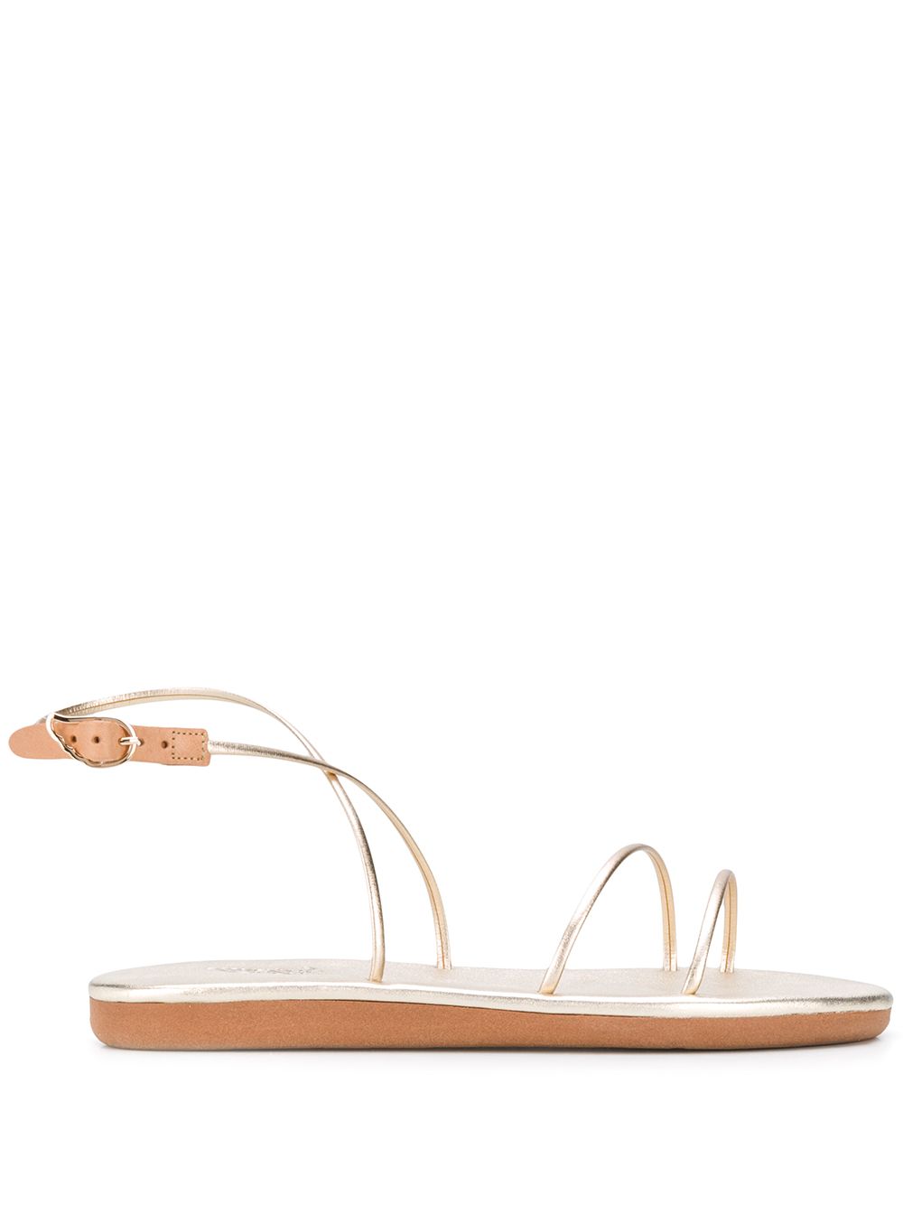 Ancient Greek Sandals Angel 裹踝凉鞋 - 金属色