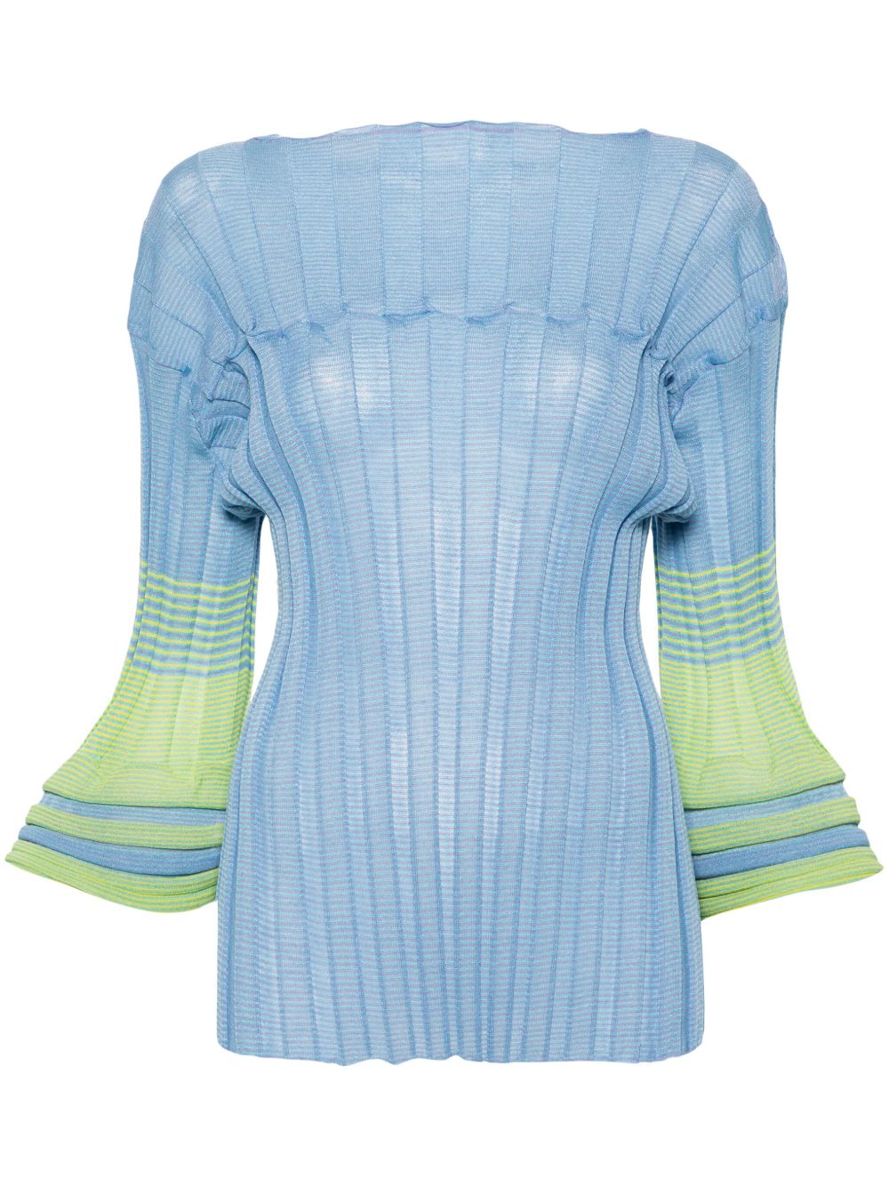 Issey Miyake Asagao 上衣 - 蓝色