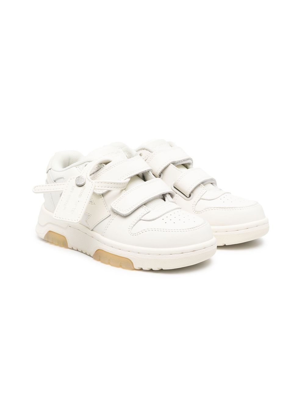 Off-White Kids Out Of Office 魔术贴运动鞋 - 白色