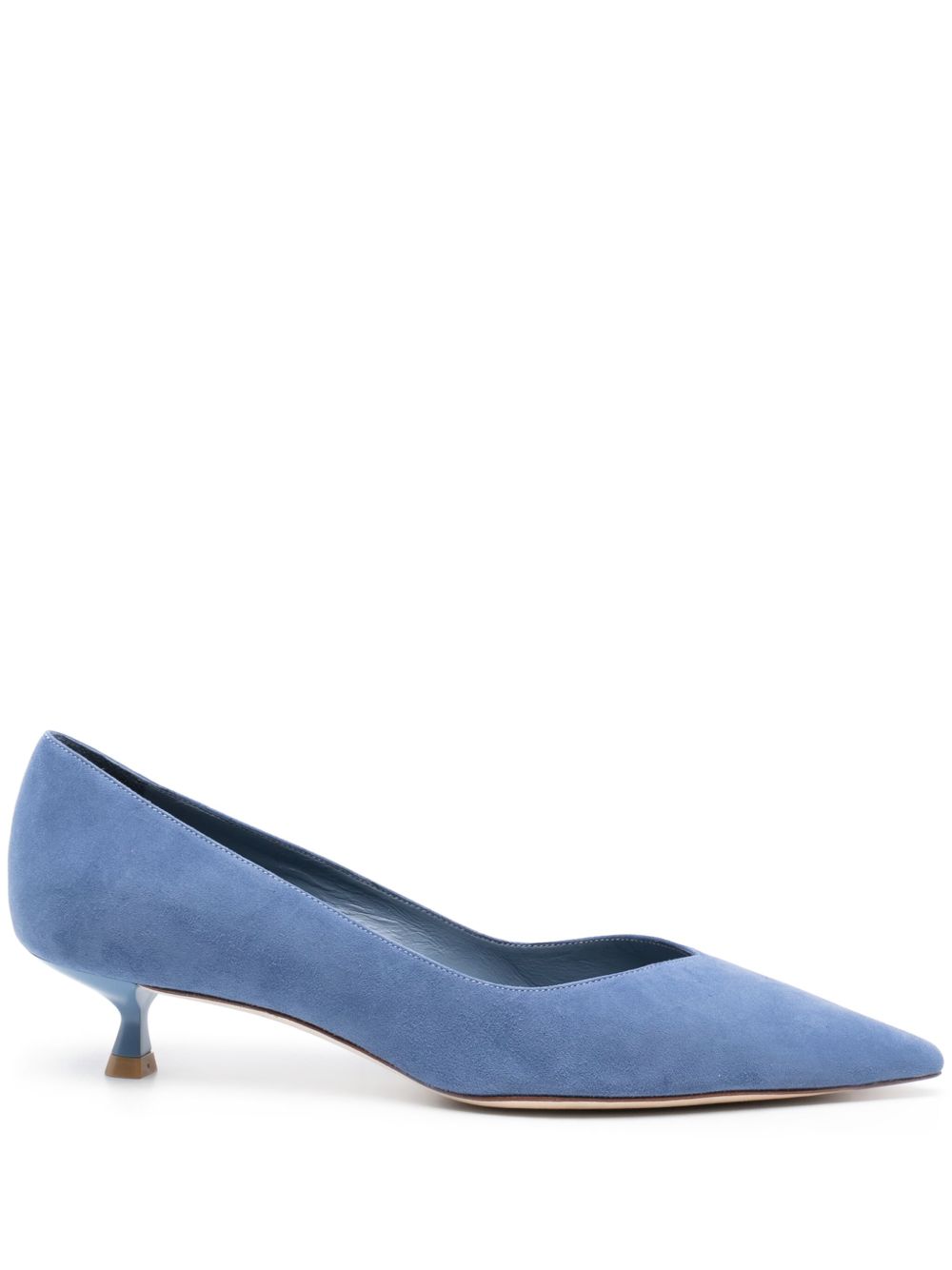 Stuart Weitzman Eva 低跟鞋 - 蓝色