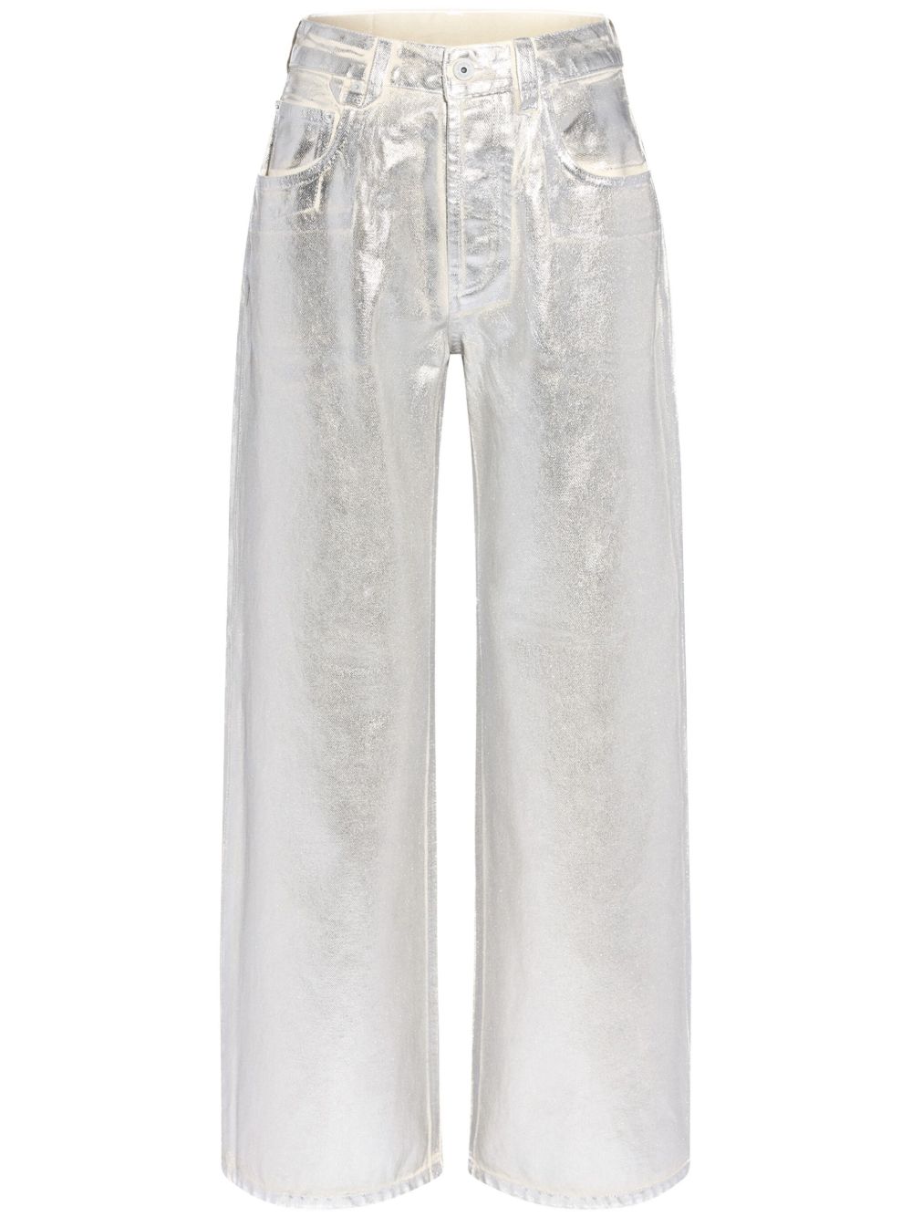 Jacquemus Le de-Nîmes 牛仔裤 - 银色