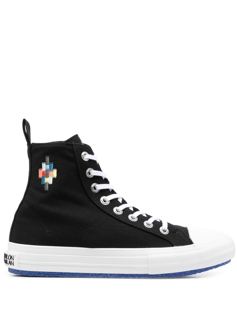 Marcelo Burlon County of Milan Cross Vulcanised 高帮板鞋 - 黑色
