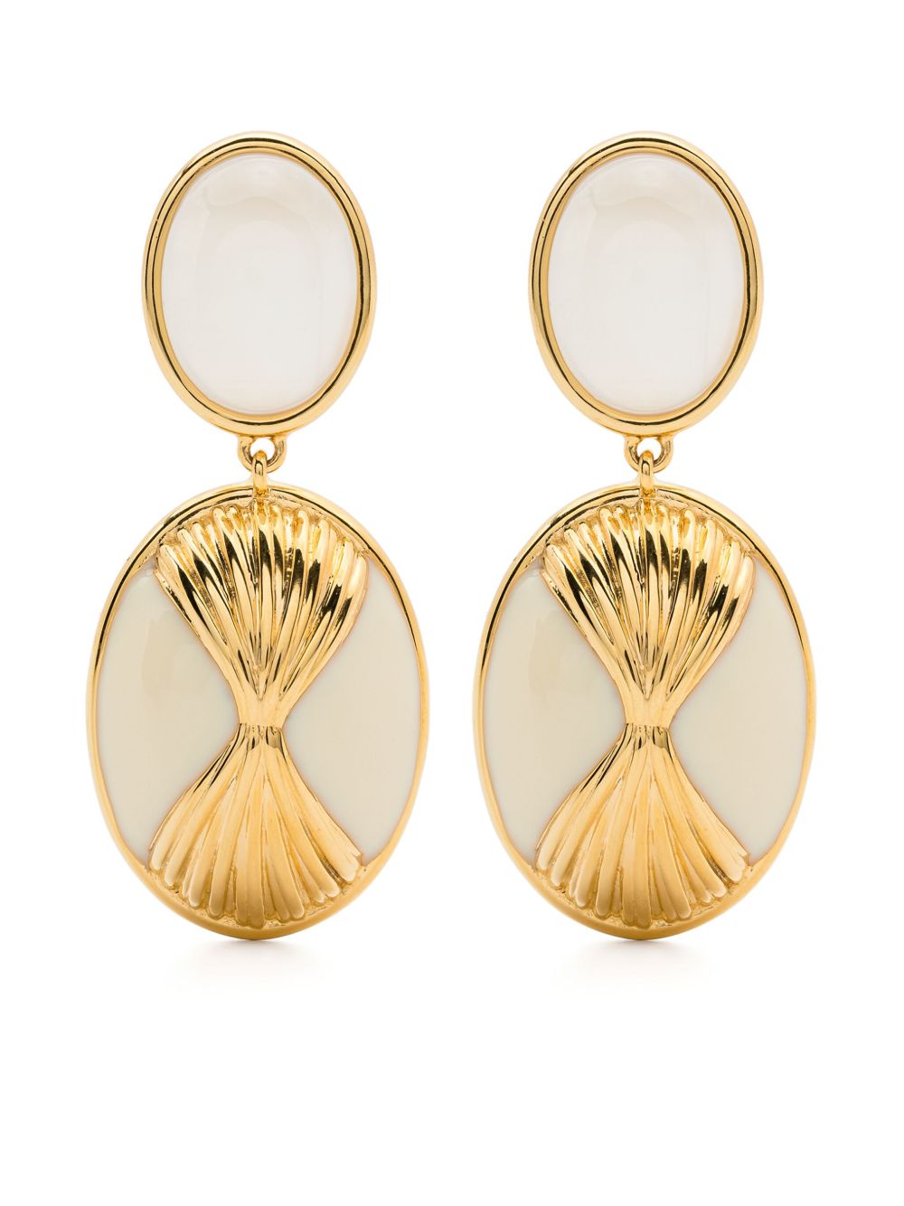 Aurelie Bidermann Rosario drop earrings - 金色