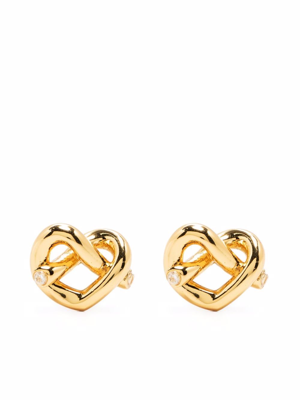 Kate Spade Loves Me 结饰耳钉 - 金色