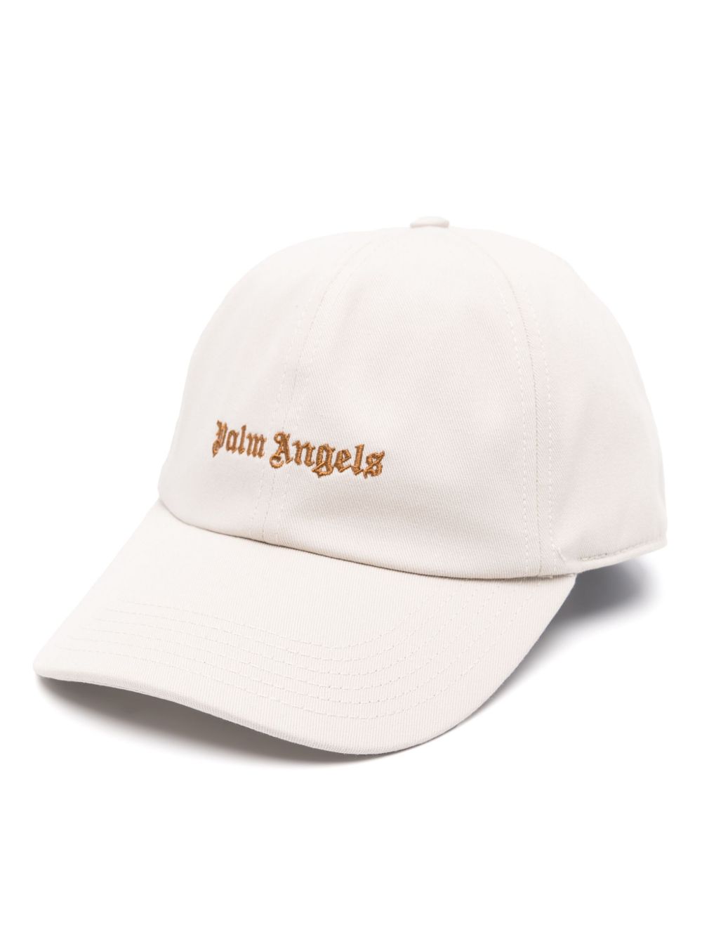 Palm Angels logo刺绣棉棒球帽 - 中性色