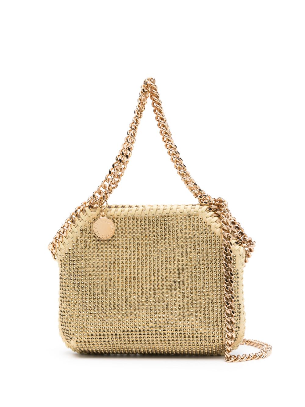 Stella McCartney Falabella 水钻缀饰迷你包 - 金色