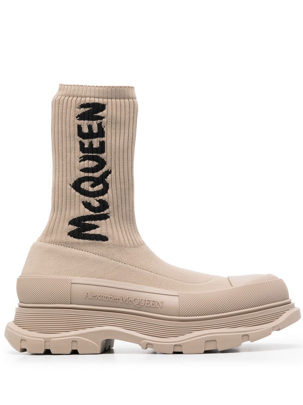 Alexander McQueen Tread 袜式短靴 - 中性色
