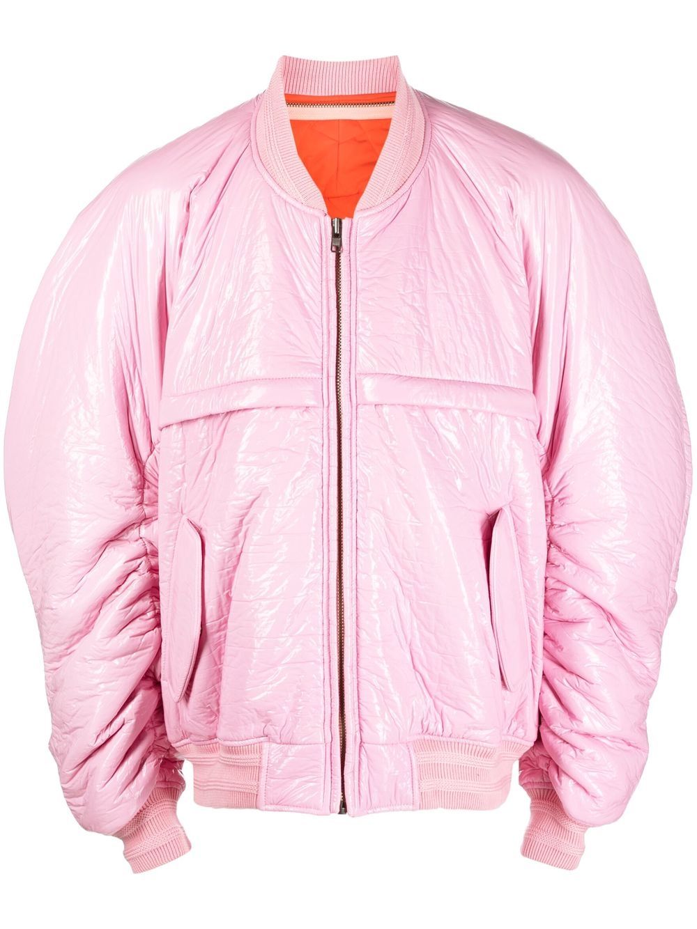 Walter Van Beirendonck Cercle 飞行员夹克 - 粉色