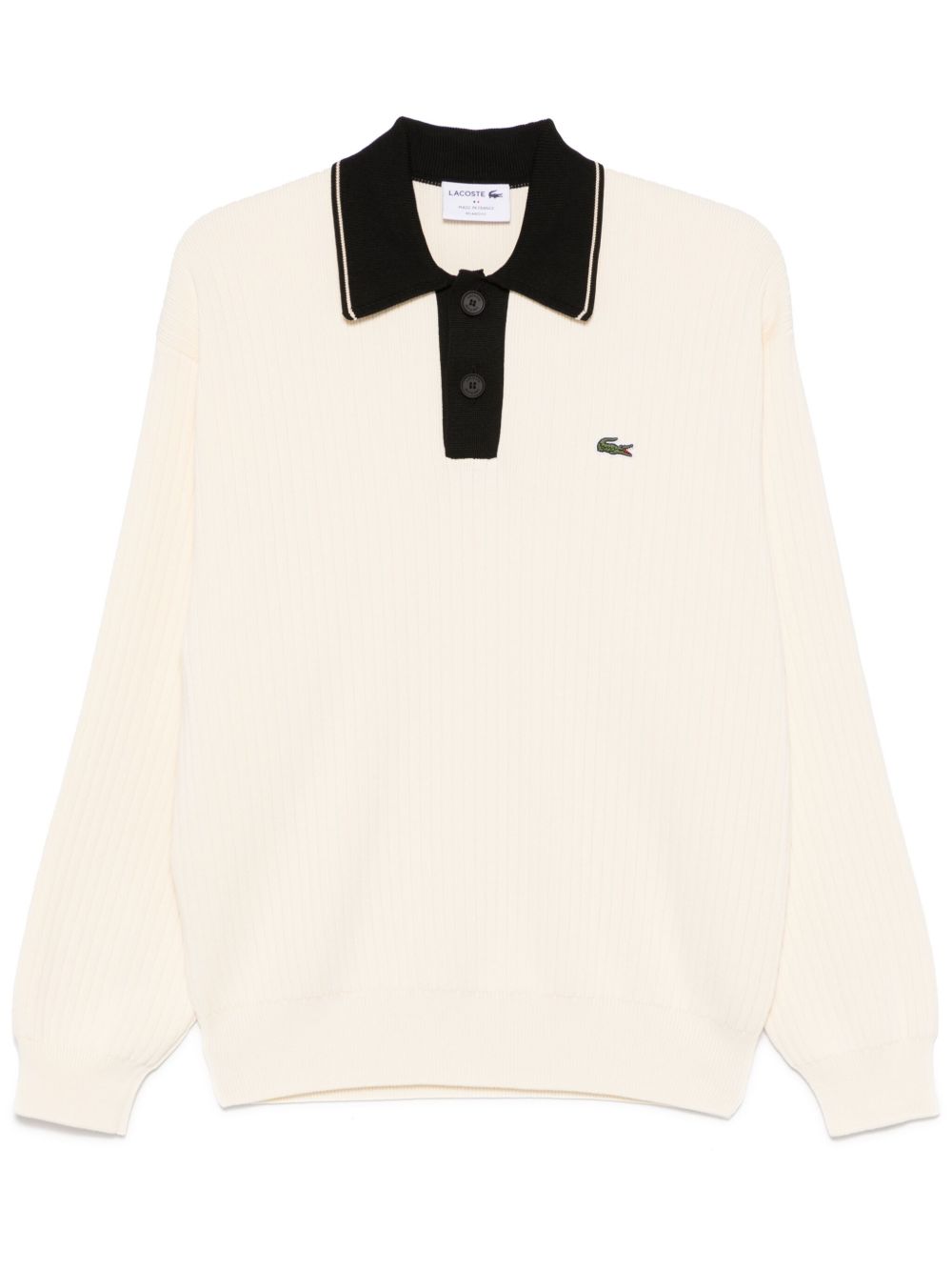 Lacoste 罗纹针织polo衫 - 中性色