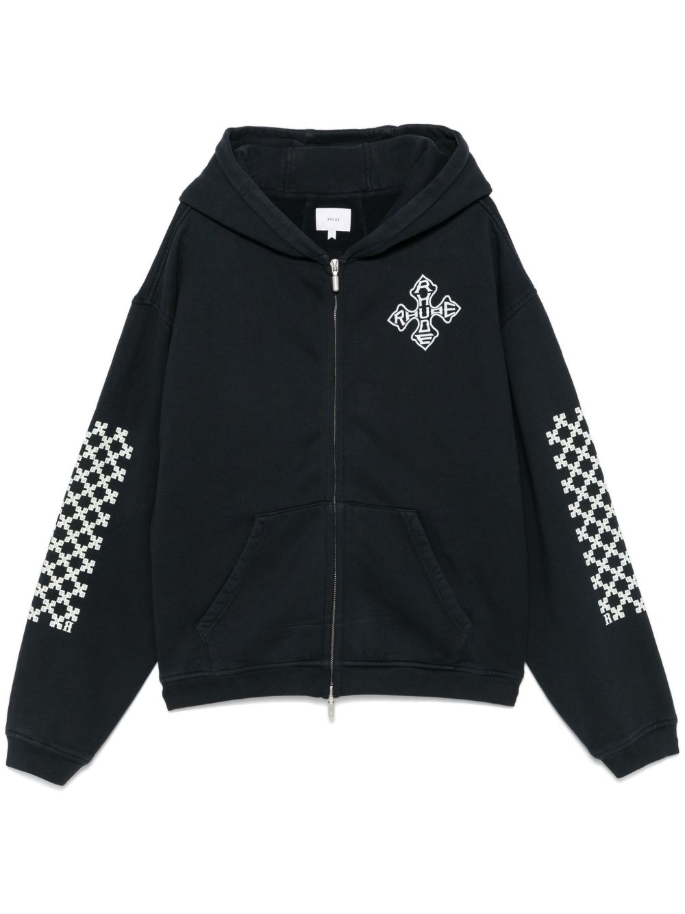 RHUDE Cross 连帽衫 - 黑色