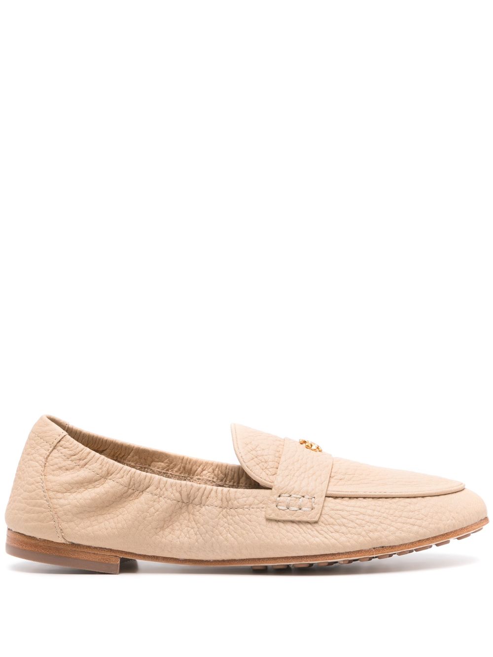 Tory Burch Double T 皮质乐福鞋 - 中性色