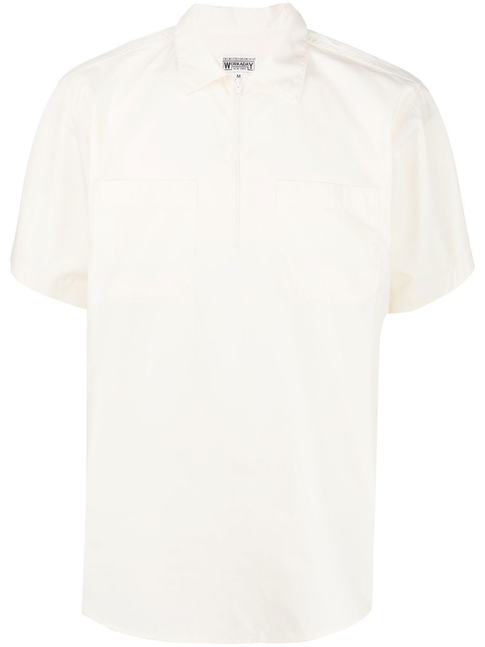 Engineered Garments 拉链领棉混纺卫衣 - 中性色