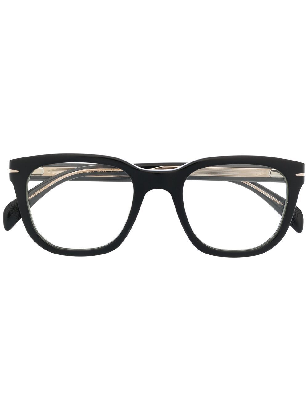 Eyewear by David Beckham 夹扣式镜片眼镜 - 黑色