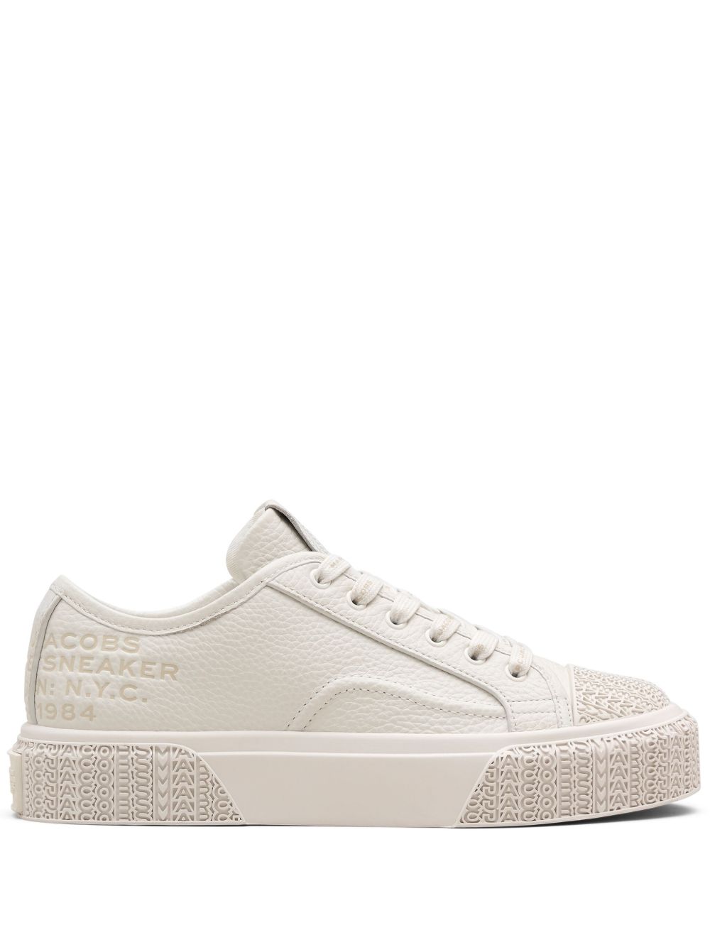 Marc Jacobs The Leather 运动鞋 - 白色