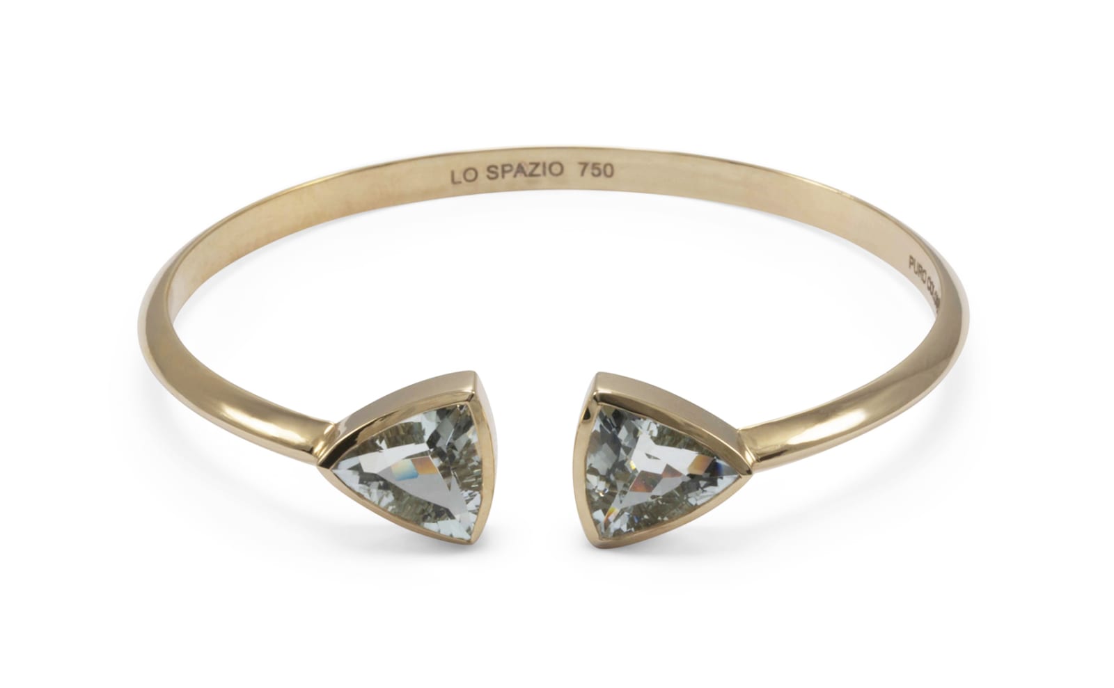 Lo Spazio Jewelry Lo Spazio Aqua Marine Bangle