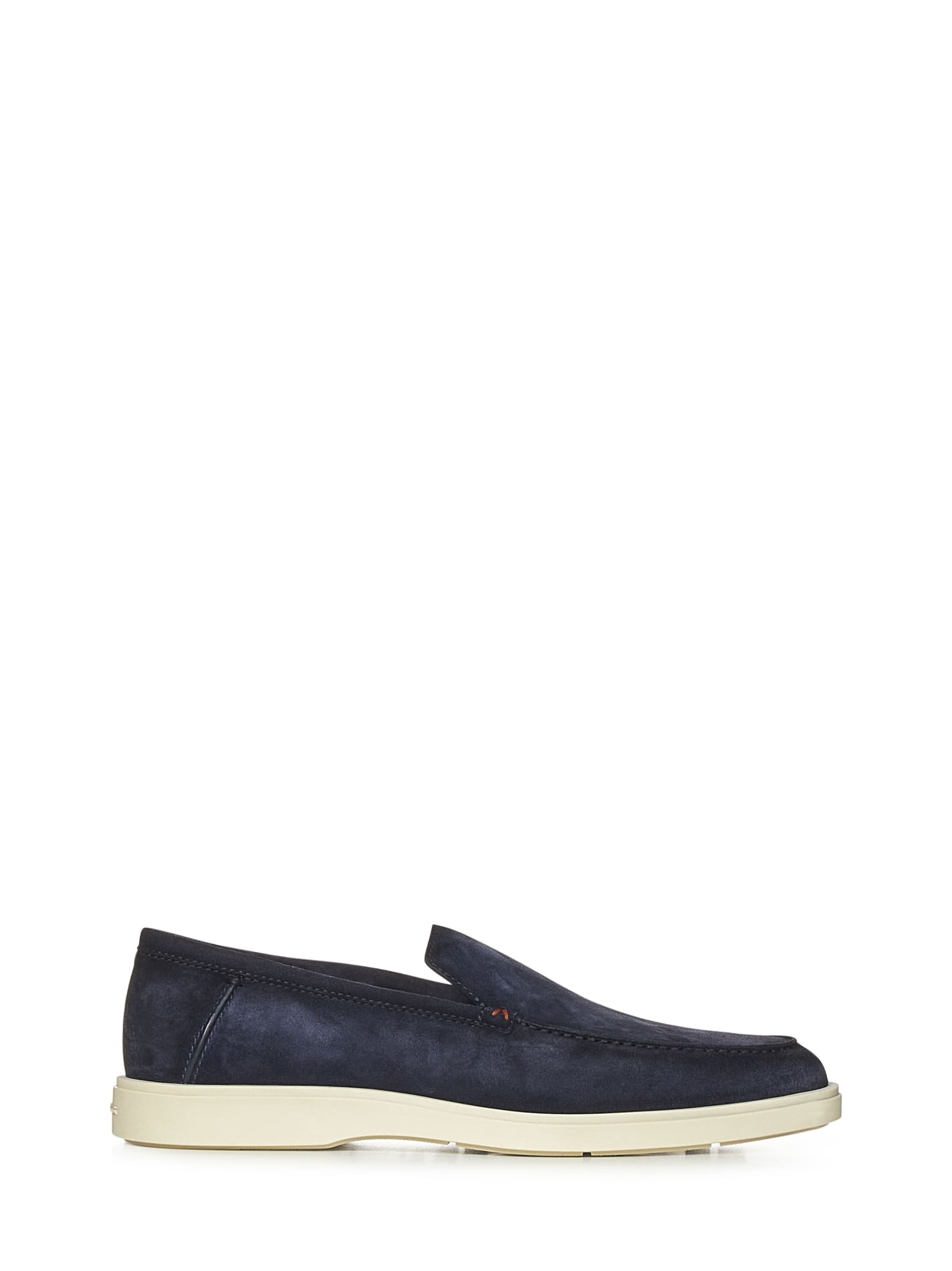 Santoni Suede Moccasins