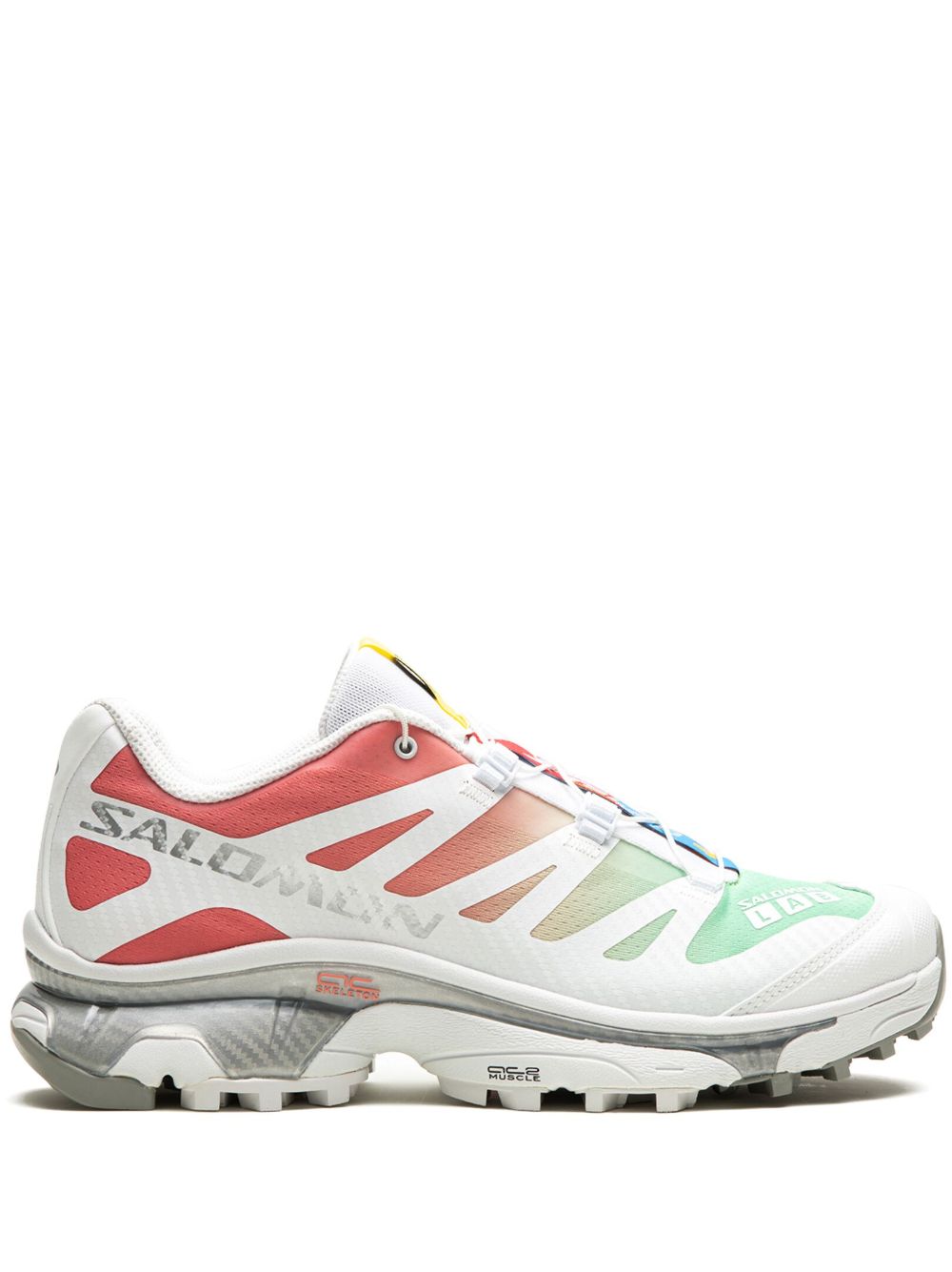 Salomon XT-4 OG Green Ash Coral 运动鞋 - 白色