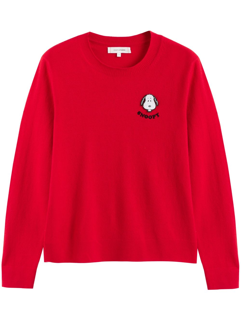 Chinti & Parker Snoopy Badge 毛衣 - 红色