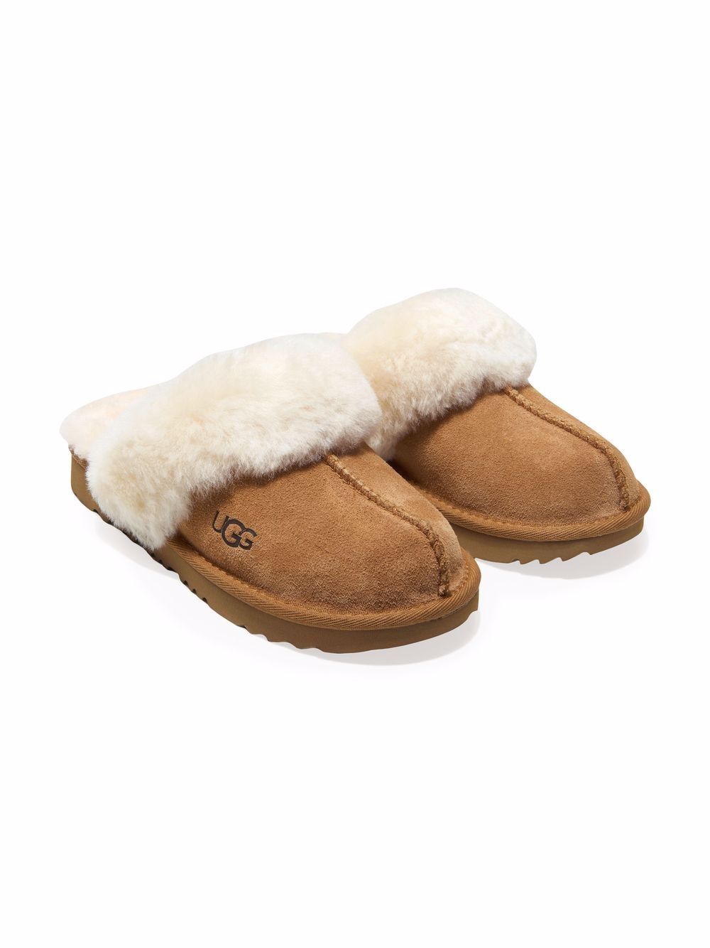 UGG Kids Cozy II 乐福鞋 - 褐色