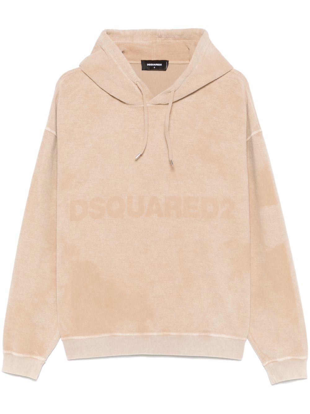 DSQUARED2 logo棉连帽衫 - 中性色