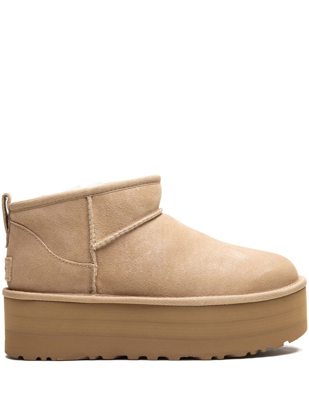 UGG Classic Ultra Mini Platform Sand 短靴 - 中性色