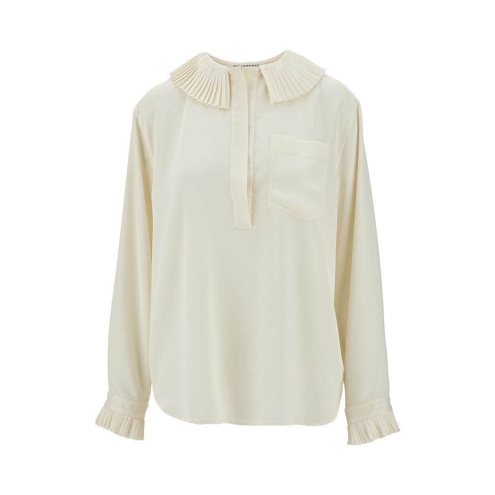PHILOSOPHY Blouse with pleated details Woman 40