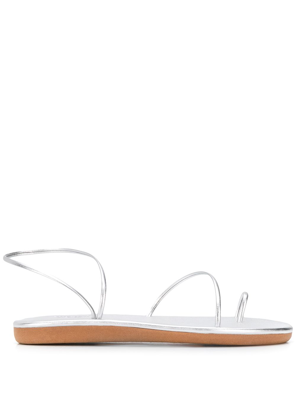 Ancient Greek Sandals Kansiz 裹踝凉鞋 - 银色