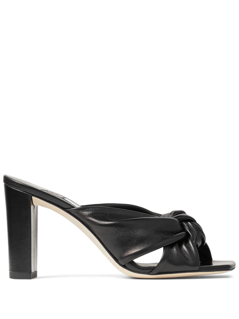 Jimmy Choo Avenue 皮质高跟凉鞋 - 黑色