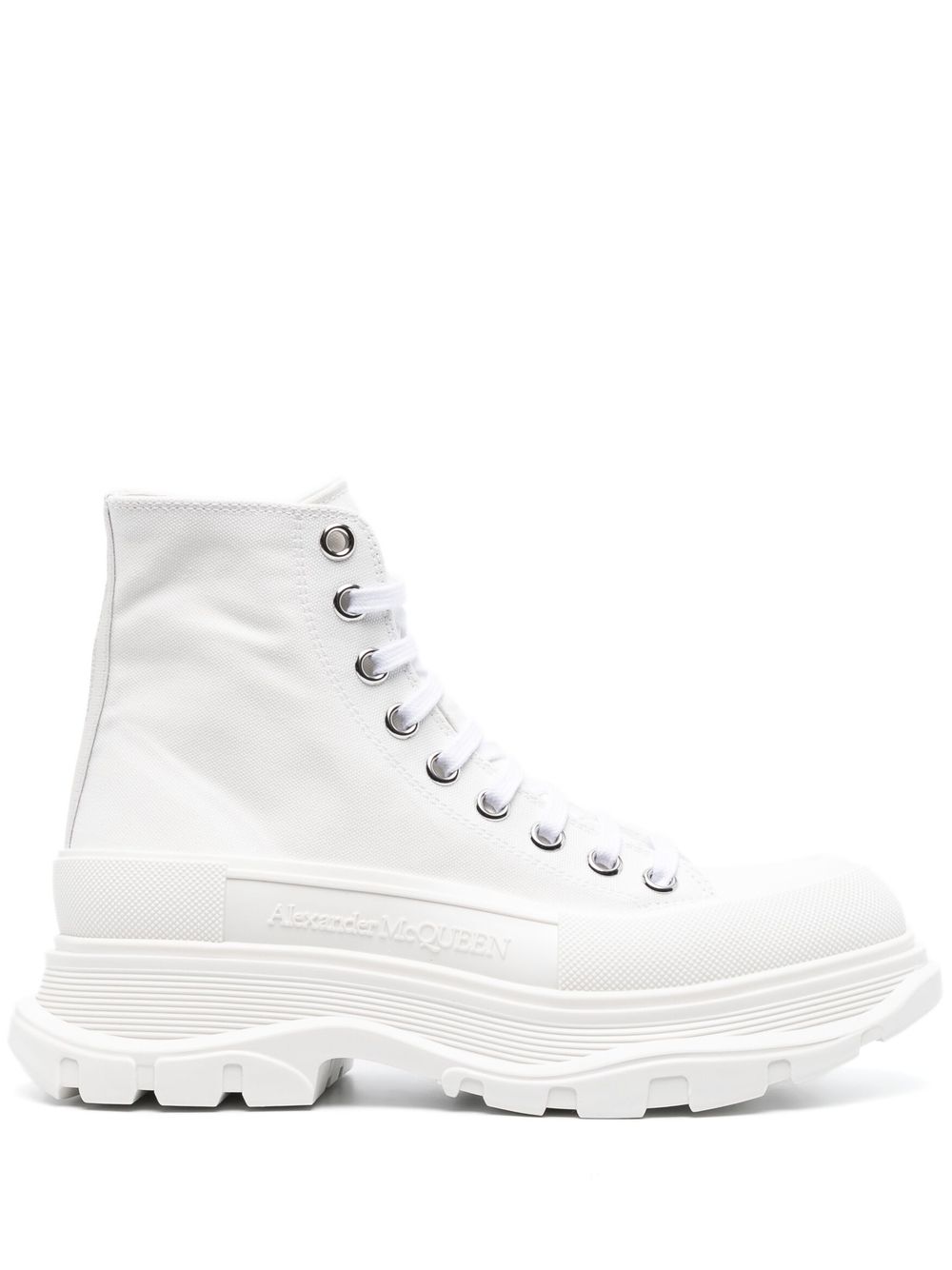 Alexander McQueen Tread Slick 短靴 - 白色
