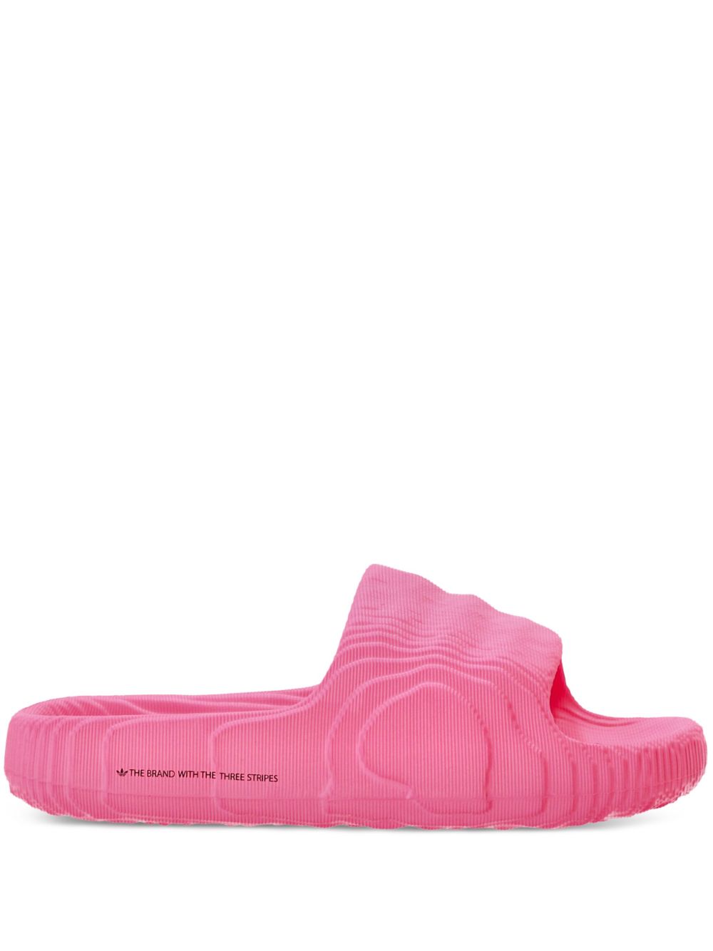 adidas Adilette 22 雕塑感拖鞋 - 粉色