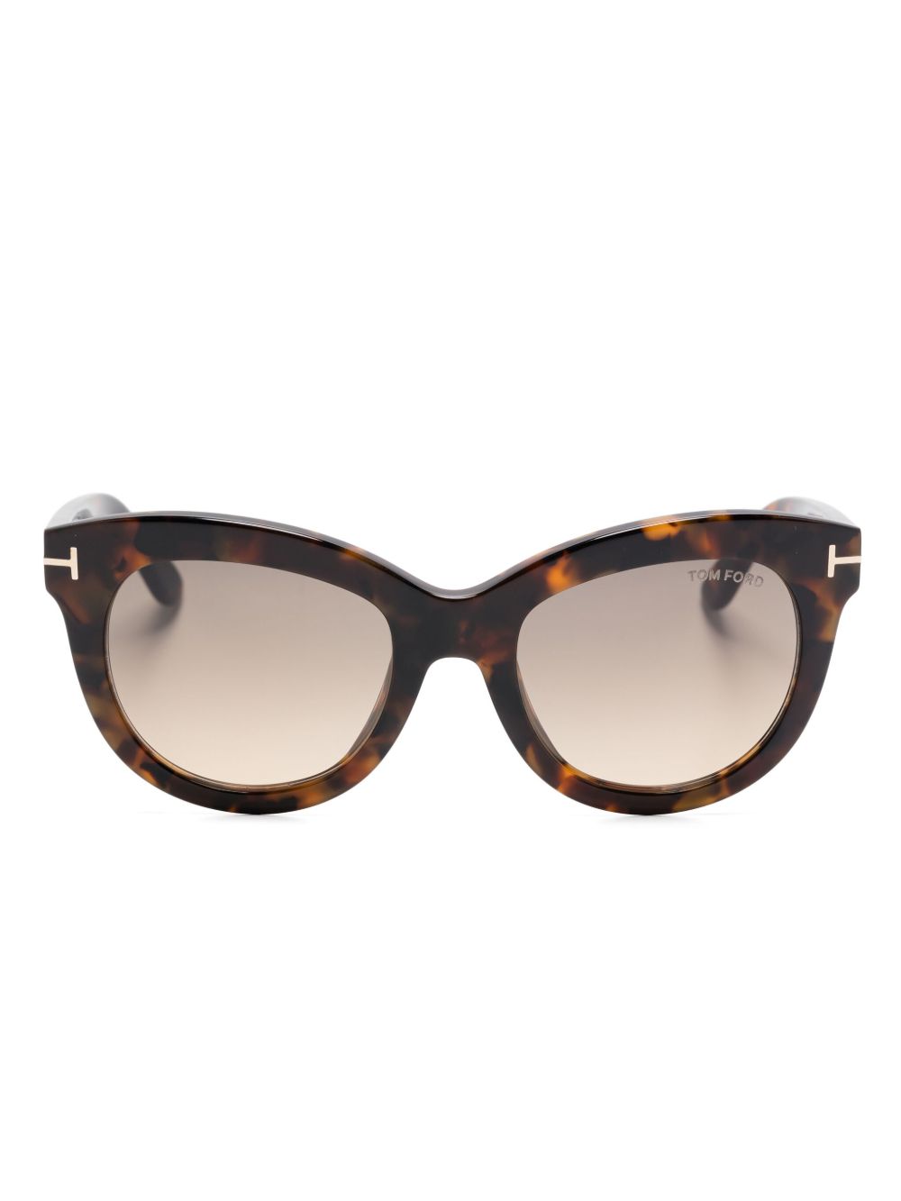 TOM FORD Eyewear Odette 太阳眼镜 - 褐色