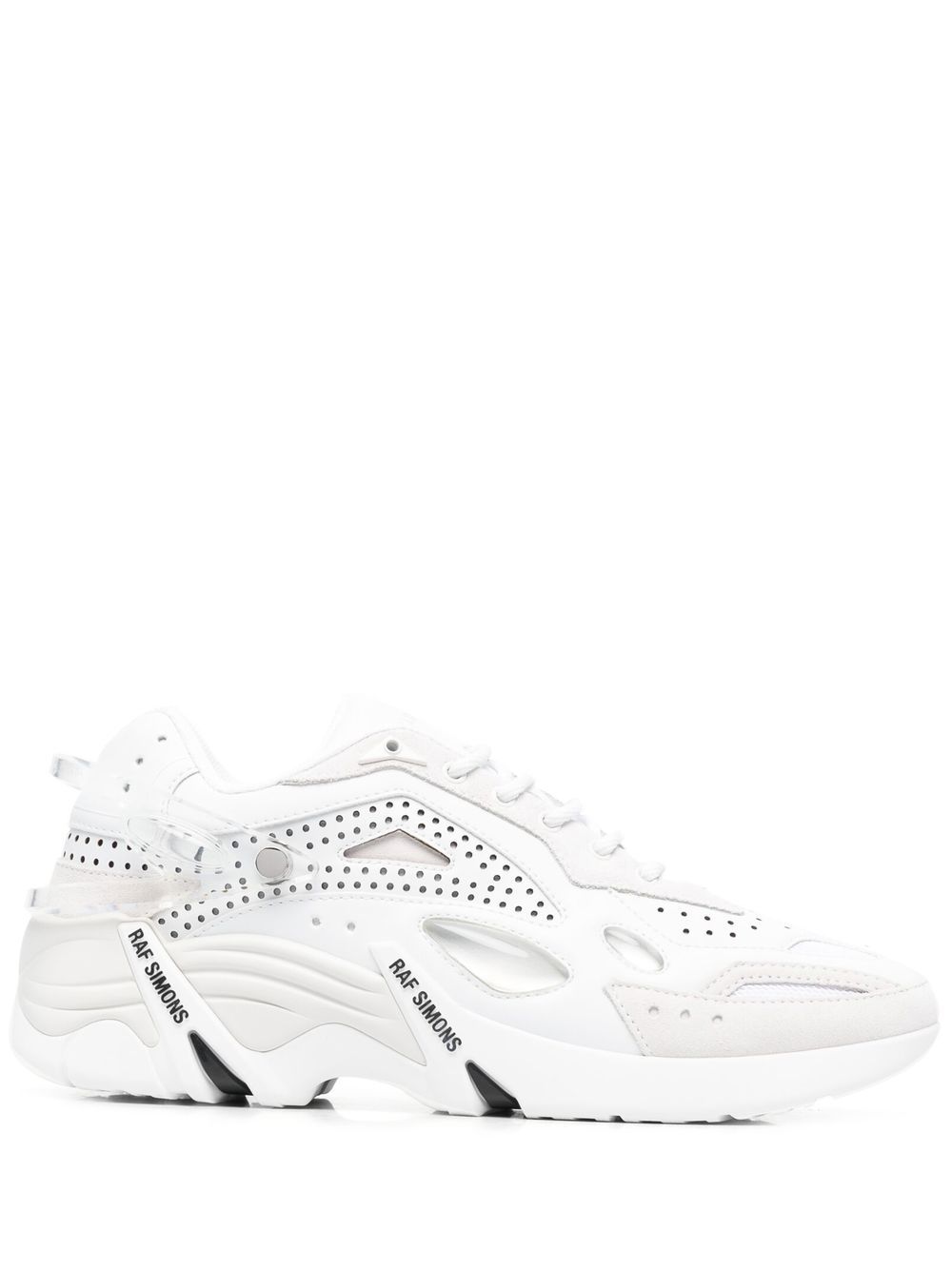 Raf Simons Cylon-21 拼接运动鞋 - 白色