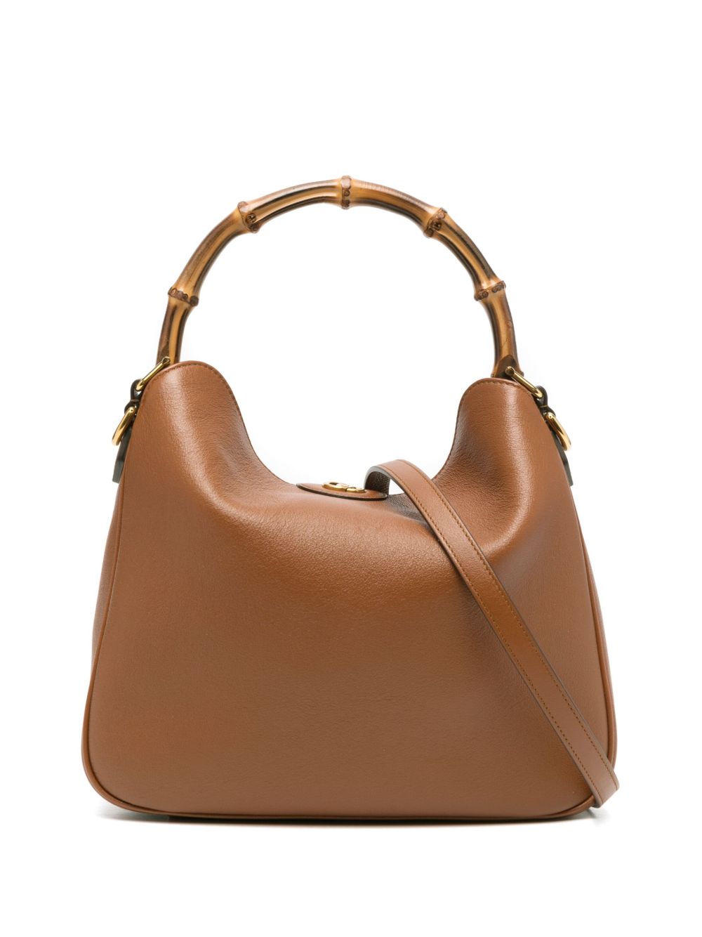 Gucci Diana 中号托特包 - 褐色