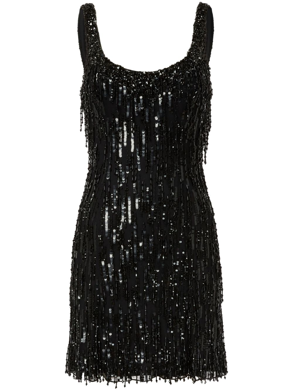 Jenny Packham Shimmer 连衣裙 - 黑色