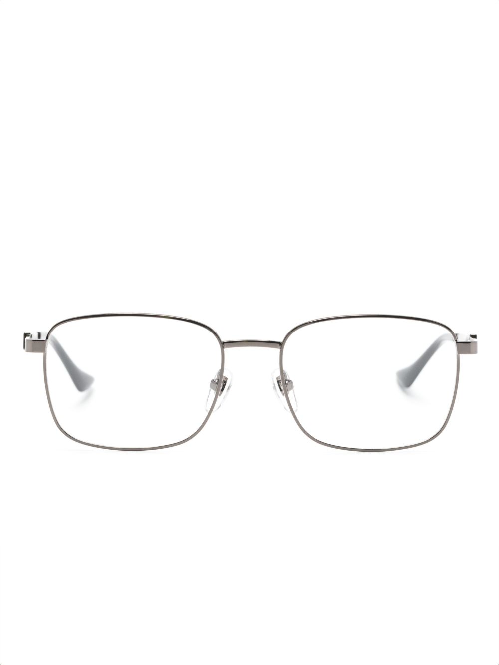 Gucci Eyewear GG1442O logo印花方框眼镜 - 银色