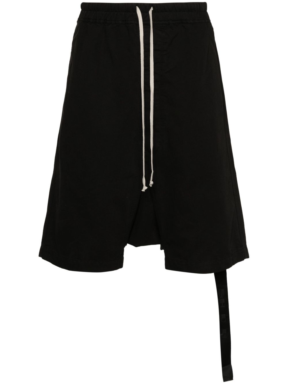 Rick Owens DRKSHDW Drawstring Pods 垮裤设计短裤 - 黑色
