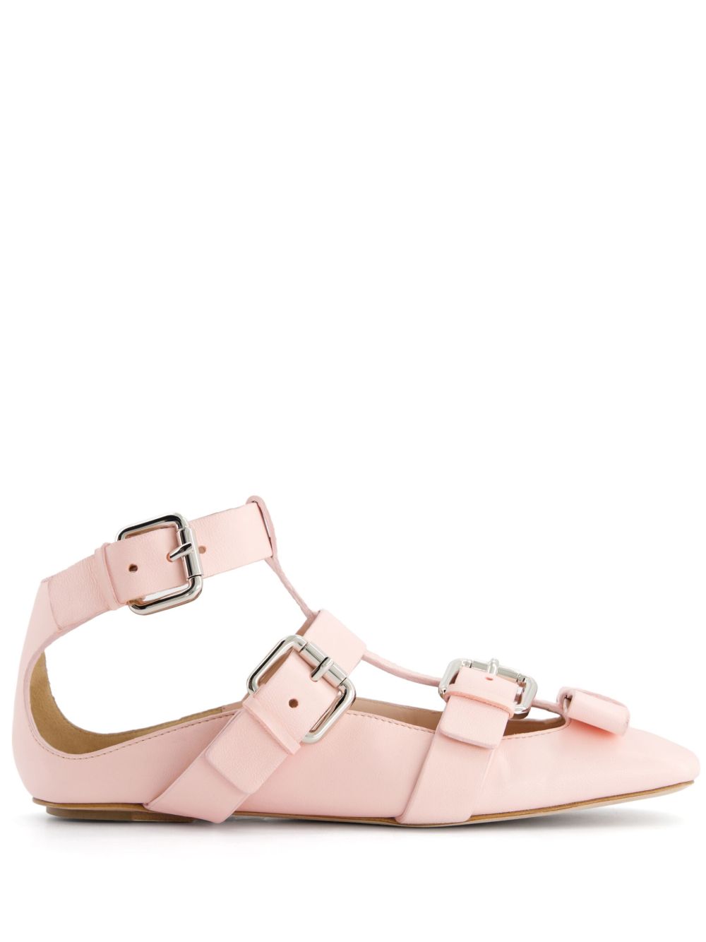Giambattista Valli 搭扣凉鞋 - 粉色