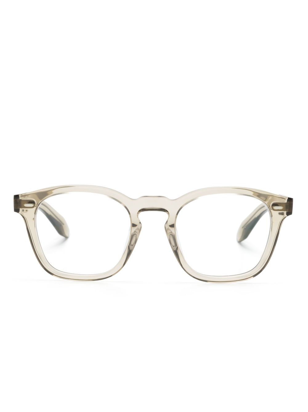 Oliver Peoples N.03 方形镜框眼镜 - 中性色