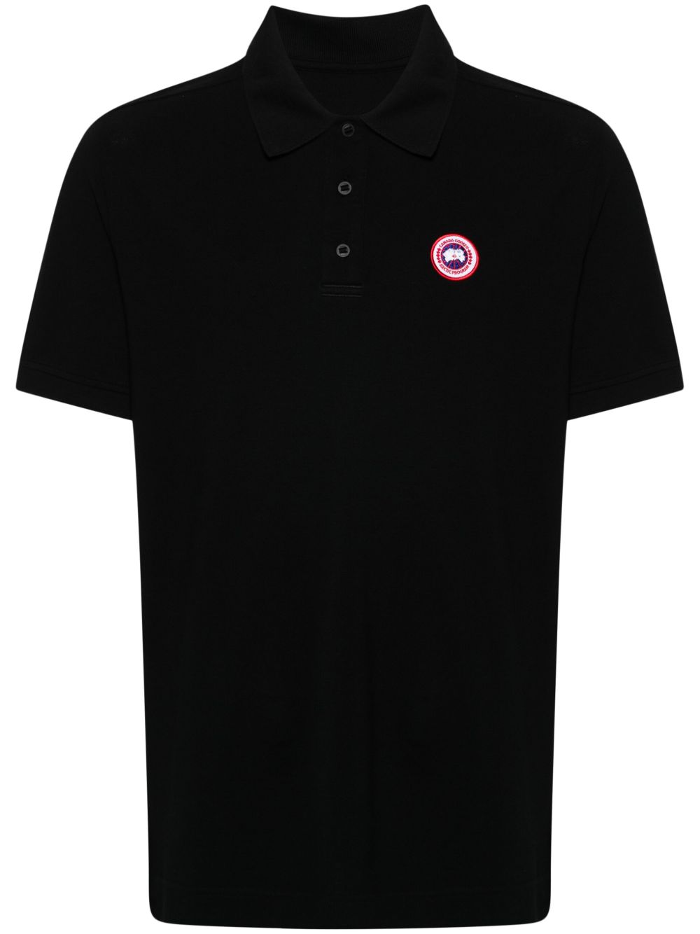 Canada Goose Beckley 珠地布polo衫 - 黑色