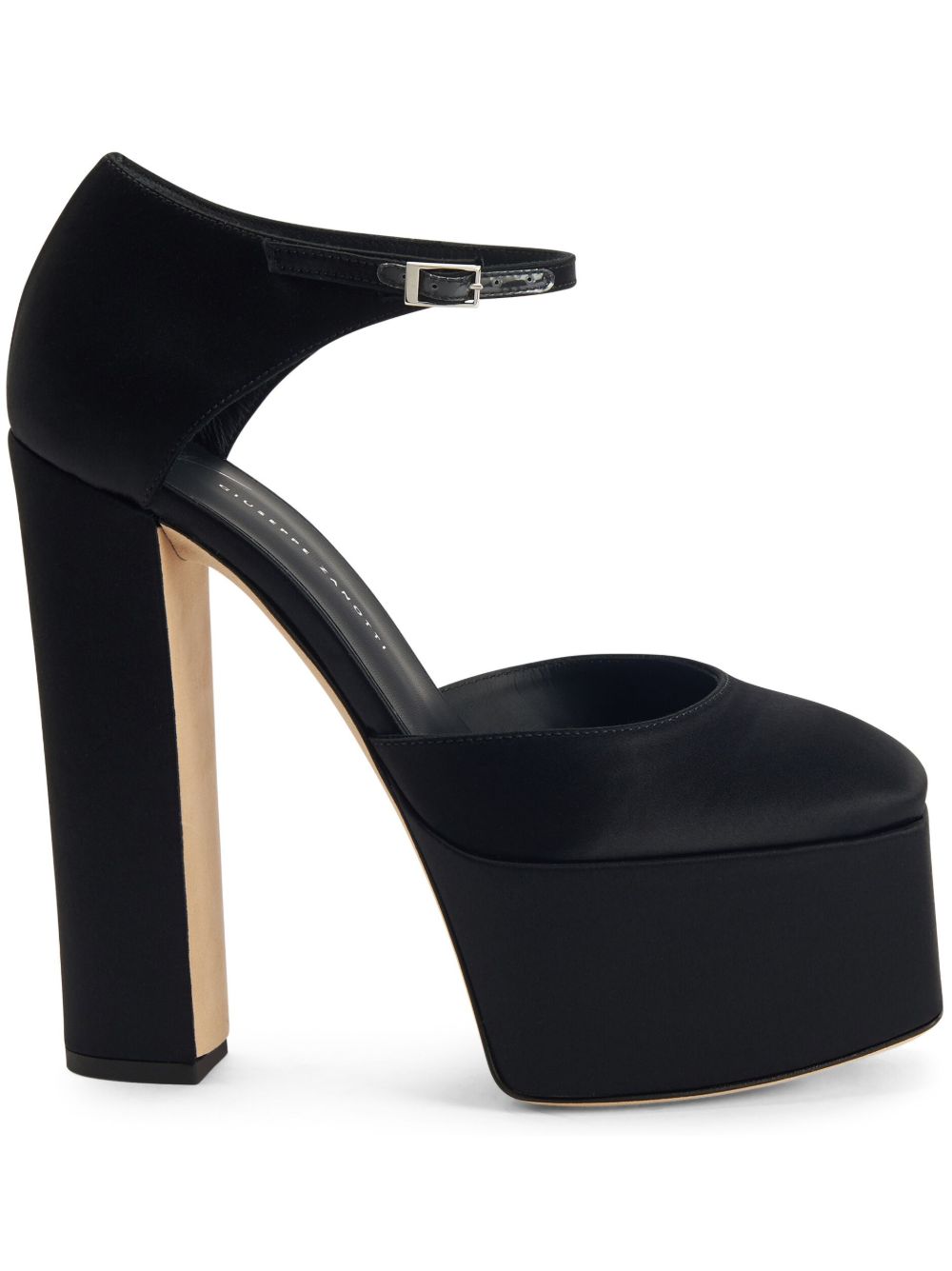 Giuseppe Zanotti Bebe 缎面高跟鞋 - 黑色